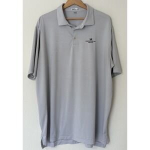Peter Millar Summer Comfort Polo Mens Blue  Striped Golf Sz‎ XXL Horseshoe Bay